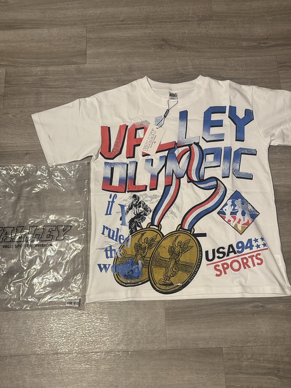 Vale “Valley Olympic” USA94 Graphic Short Sleeve Tee - White